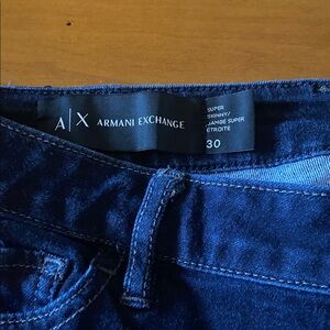 Armani Exchange Dark Blue Denim Jeans